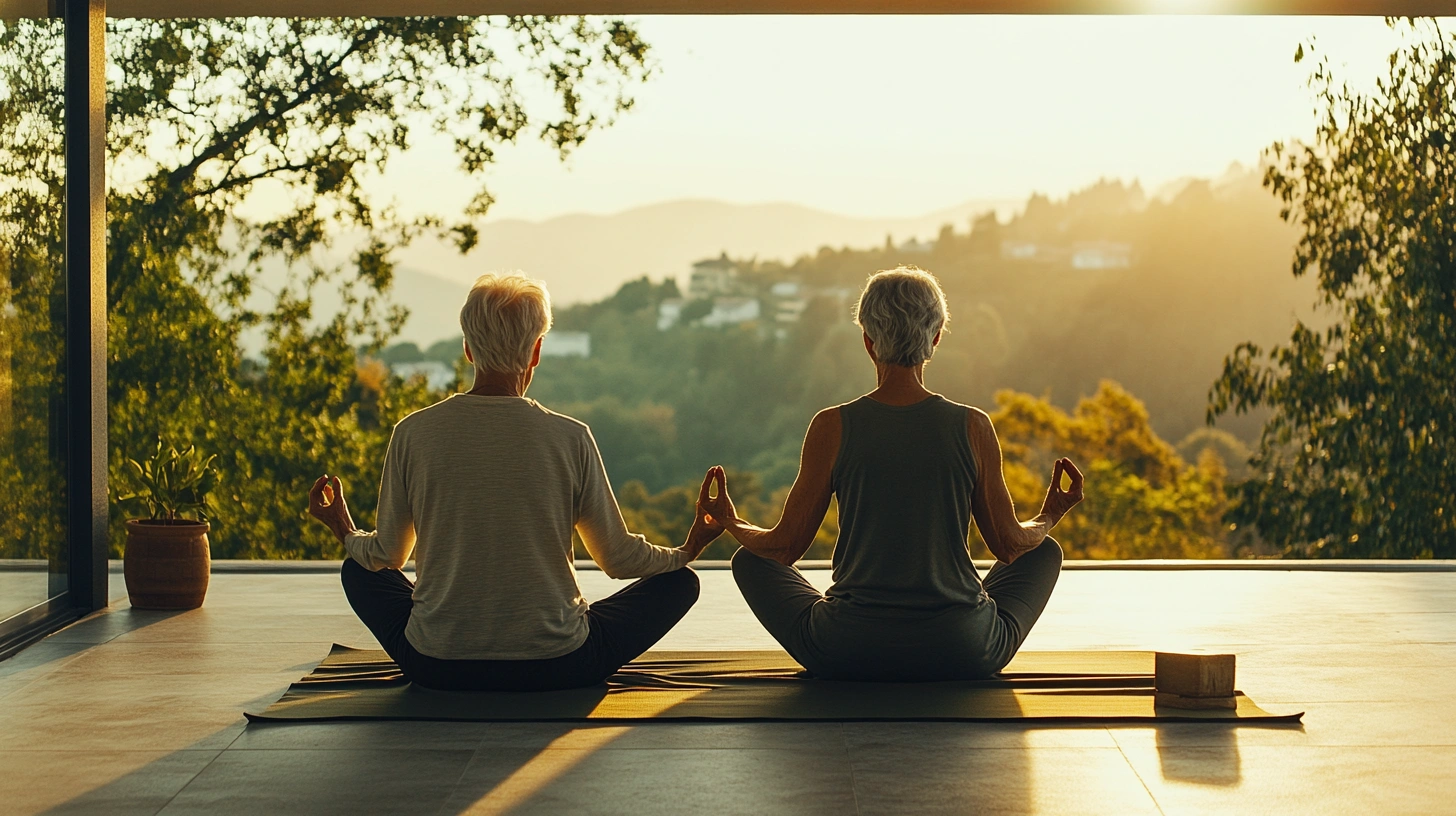 Спокійна практика йоги для пенсіонерів